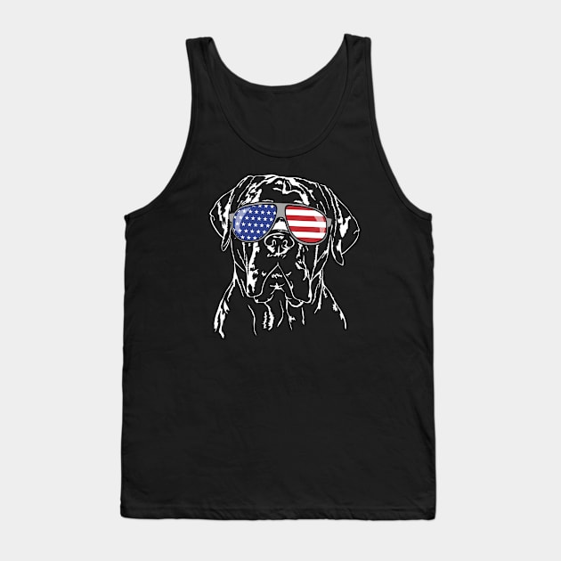 Cane Corso Italiano American Flag sunglasses patriotic dog Tank Top by wilsigns